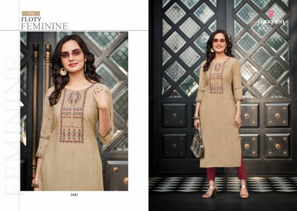 Rangoon Jeevika Designer Embroidery Kurti 